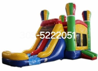 Big Jump Castle With Water Slide